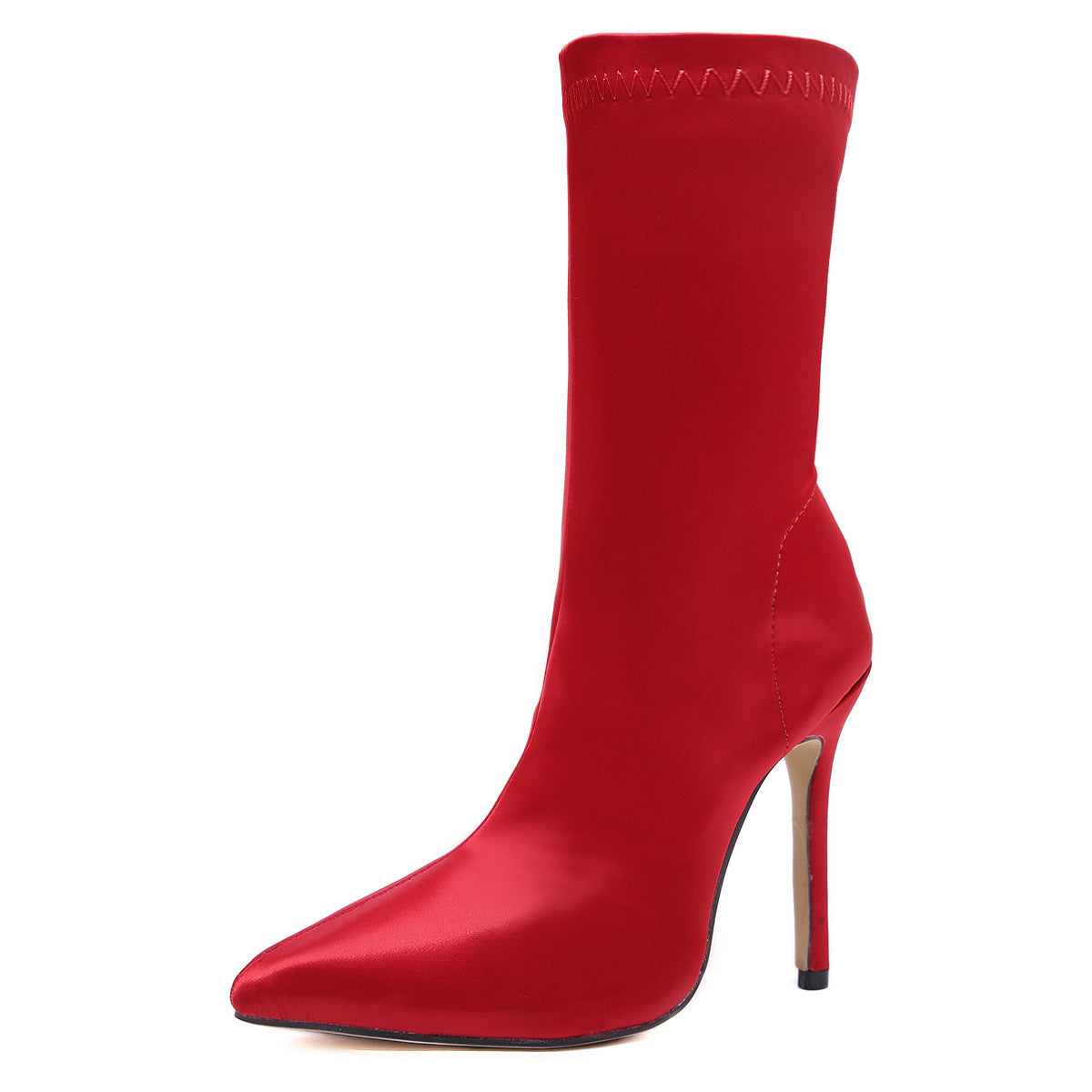 Pointed High Heel Boots