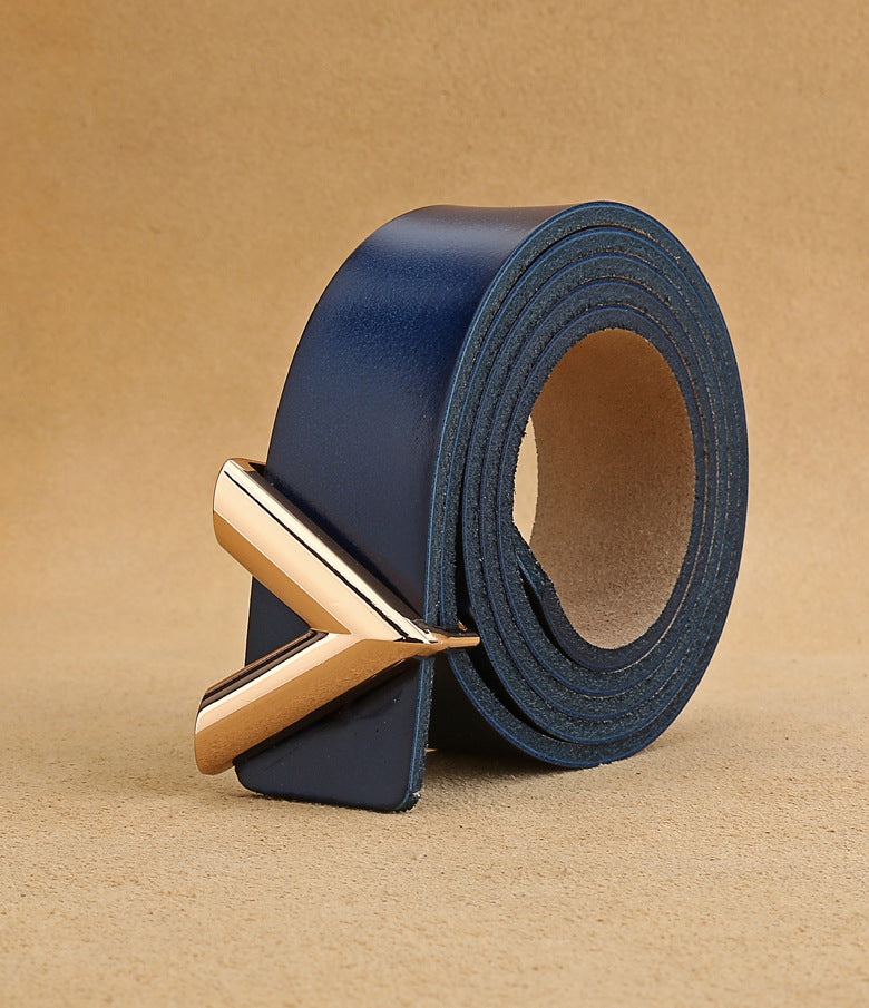 V-Shaped Buckle Belt