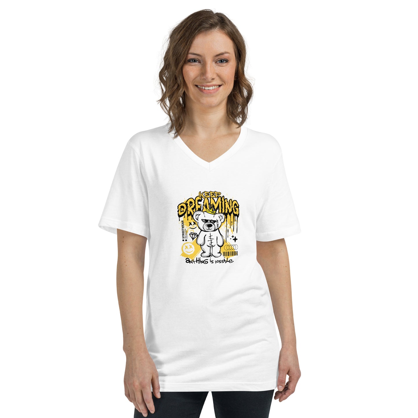 Bear V-Neck T-Shirt