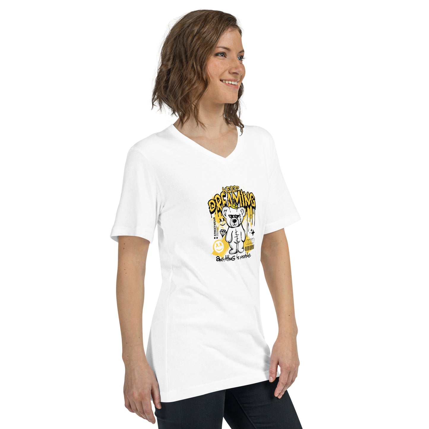 Bear V-Neck T-Shirt