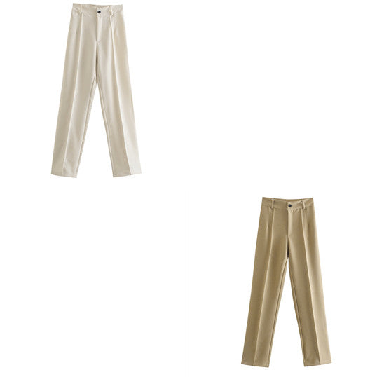 Women's Suit Pants High Waist