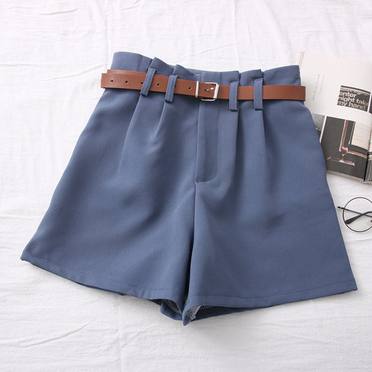 High Waist Slim Shorts Pants