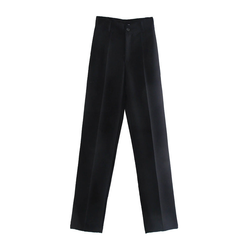 Women's Suit Pants High Waist